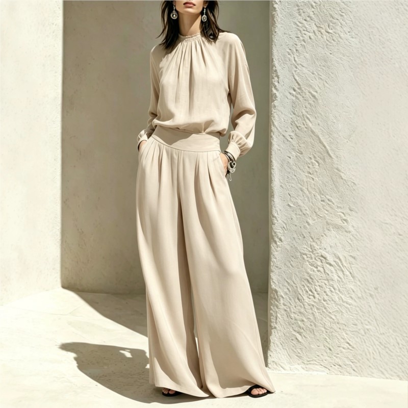 Women'S Formal Wear Blouse - Autumn Elegant Women Long Sleeve Blouse