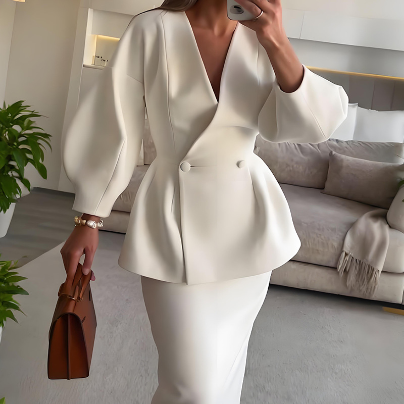 2 Piece Sets Women Outfits Ele - Women Formal Wear For Meeting ulasan dan harga