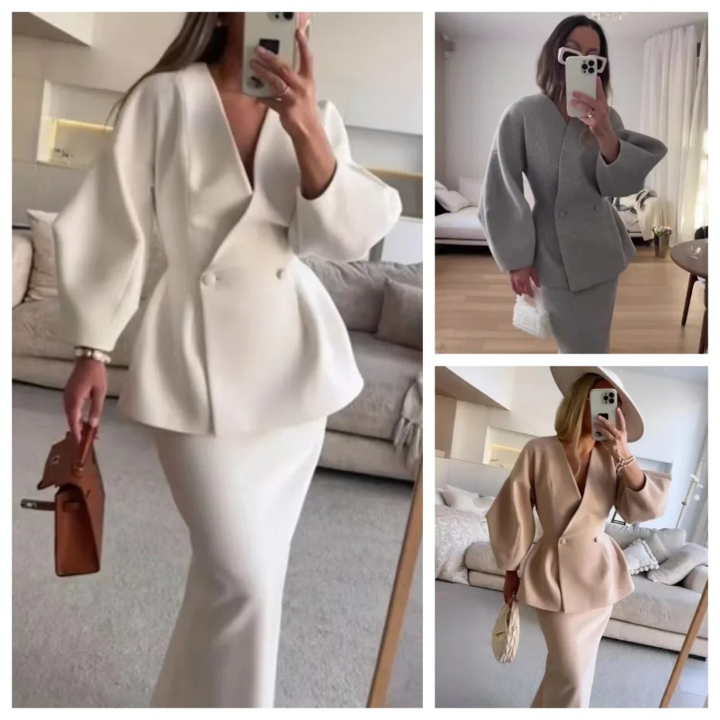 2 Piece Sets Women Outfits Ele - Women Formal Wear For Meeting ulasan dan harga