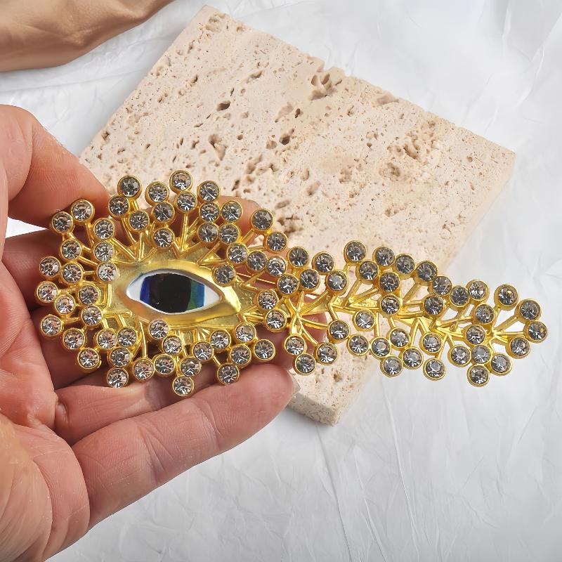 Minimalist Rhinestone Eye-Shap - Women Formal Wear For Meeting ulasan dan harga