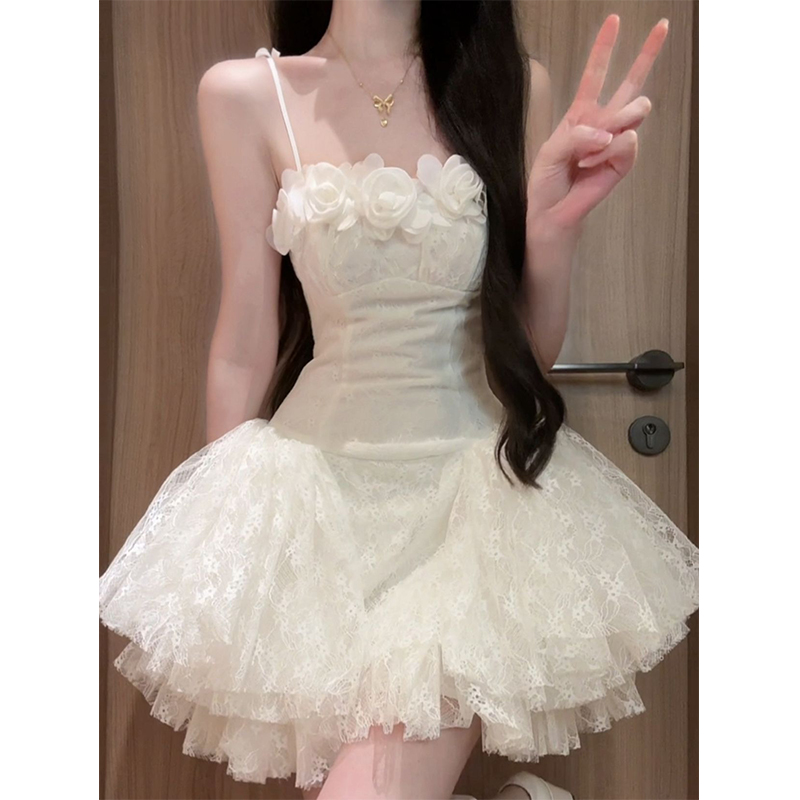 Princess Style Lace Halter Dre - Women Formal Wear Brands ulasan dan harga