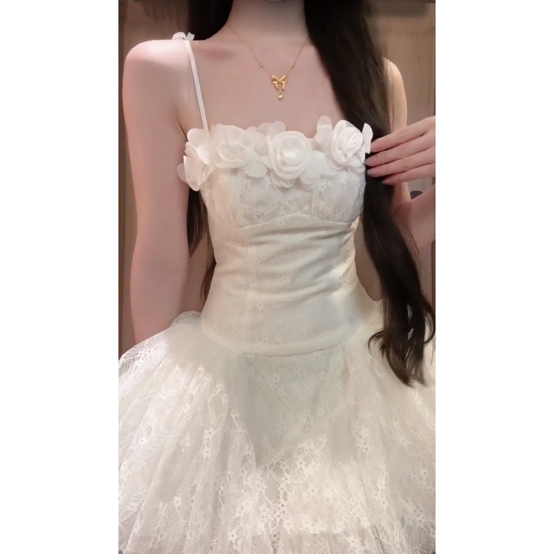 Princess Style Lace Halter Dre - Women Formal Wear Brands ulasan dan harga