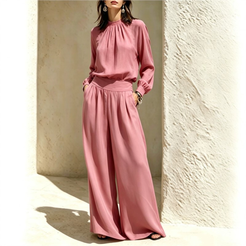 Autumn Elegant Women Long Slee - Women'S Formal Wear Blouse ulasan dan harga